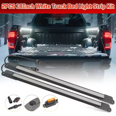 1IN1 2IN1 3IN1 LED Truck Bed Light Kit 66/132/198 White Waterproof LED Pickup Bed Lighting Rear Carg