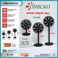STANFAN OMICKO KA- 1233 12 Inch 3in1 Fan – Strong, Energy Saving, Can Be Used as a Table,/ Floor, St