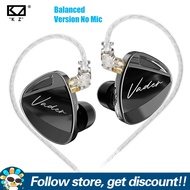 KZ Vader Earphone Balanced/High Resolution Version HiFi Music IEM Headphone With 2PIN Detachable Cab
