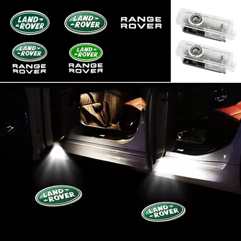 2Pcs Led Car Door Welcome Laser Projector Logo For Land Rover Range Rover L322 L405 Sport 3 4 L494 L