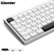 WOMIER 129 Keys Low Profile BOW/WOB PBT Keycaps, Double Shot Low Profile Key Cap, Custom DIT Keycap 