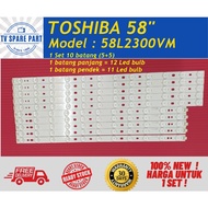 58L2300VM / 58L2300 Toshiba 58" LED TV backlight (100% New)