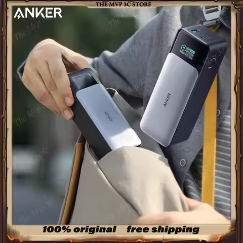Anker 737 Cell Phone Power Bank Anker A1289 Dual 140W Fast Charging 24000MAH TFT Color Digital Displ