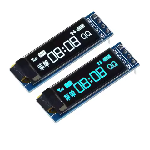 I2C OLED Display Module 0.91 Inch I2C SSD1306 OLED Display Module White / BLUE I2C OLED Screen Drive