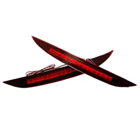 2PCS Car Red Len Led Rear Bumper Reflector LED Brake Light Tail Fog Lamp for Kia K3 Cerato Forte 201