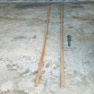6 Feet Kayu | Wood Thread No Thread | Kayu Penyapu Sawang