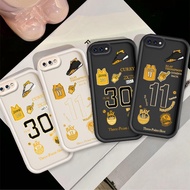 Casing Couple Phone For OPPO A3S A12E OPPO A1K Realme C2 Cute Cartoon Silicone Number 11 30 Jersey J