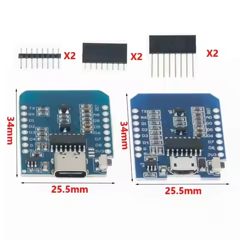 ESP8266 ESP-12 ESP12 WeMos D1 Mini Module Wemos D1 Mini WiFi Development Board Micro USB 3.3V Based 