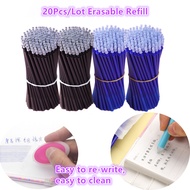 20Pcs/Lot Erasable Refill Neutral Ink Gel Pen Refill High Quality 0.5mm Refuill