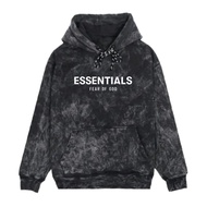 KATUN Essentials Washed Hoodie Pullover Unisex Black Litle Sig White Cotton Plecce Thick Original Po