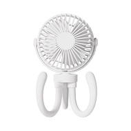 Xiaomi Digital 2022 New Baby Stroller Winding Fan Portable Hand Fan Usb Small Summer Mute Mini Octopus Electric Fan Table Fan Angle Adjustment