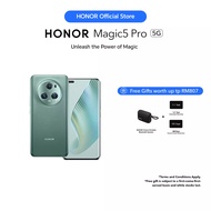 HONOR Magic5 Pro 5G Smartphone (12GB+512GB) 50MP Falcon Triple Main Camera 5100mAh Ultra High-Density Battery
