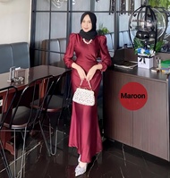 Prince Elora by Busana baru Gamis Kondangan Dress Kemeja Lebaran Tunangan Gaun Wanita Pria Muslim Pakaian Slim Fit Lamaran Perempuan Fashion