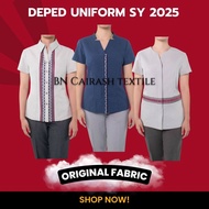 Fabric For Deped Teacher Female Uniform Complete Set