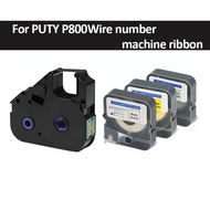1PCS label PT-R80B PT-812W Ink Ribbon Cassette for PUTY P800
