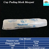 / Pudding Cup / Plastic Pudding Cup / Jam Cup Merpati Cup