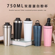 Stainless Steel Large Capacity 750ML304 Thermos Cup Double Layer Cup Milkshake Water Bottle Sports P