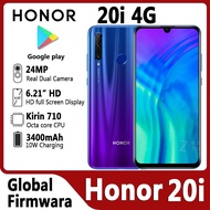 HONOR 20i smartphone global firmware CPU Haisi Qilin 710 Dual SIM card Android 9.0 6.21 inch front c