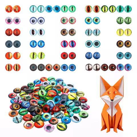 Wiggle Eyes Googly Eyes Self Adhesive Plastic Googly Eyes Toys Dolls Kids DIY Accessories Sticker Ey