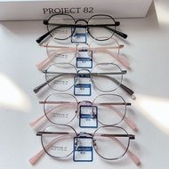 Small Small Size Retro Frame Glasses Frame Teenager Metal Wide-Brimmed High-End Frame Student Small 