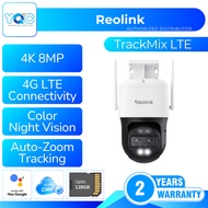 Reolink TrackMix LTE 4G 4K 8MP 6W Solar Panel 4K Security Camera Outdoor Auto-Tracking-Zoom 360° PTZ
