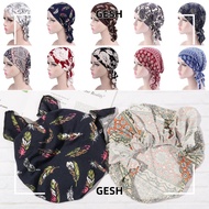 GESH Turban Hat Ruffle Beanie Scarf Cancer Chemo Hat