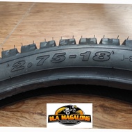 RUDDER MOTORCYCLE TIRE 275X18 BANANA TYPE 8PLY