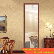 Solid Wood Dressing Mirror Home Wall Mount Wall Mirror Full-Length Mirror Hallway Bedroom Wall Hangings Full-Length Mirr