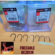 (100PCS) MATA KAIL JENAMA FIRE EAGLE HC 2813R FISHING HOOK XSHARP POINT MADE FROM HIGH QUALITY MATER