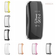KISSCA Inspire 3 Watch Cover, TPU Anti Scratch Fitbit Inspire 3 Screen Protector, Soft All Inclusive