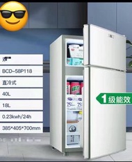 全新國內知名品牌夏新（Amoi）小型冰箱 雪櫃 New Mini size refrigerator （Amoi brand ） 38x 40 x 70cm