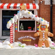 Arca Buih Model Lelaki Roti Halia Paparan Krismas Besar Rumah Roti Halia Prop Hiasan Lantai Candy Ca