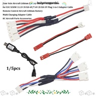LUCKYSTOREGOODS 1/5pcs Adapter Cable, Plastic Multistyles Lithium Battery Charger,  11.1V 3S XH-4P/7