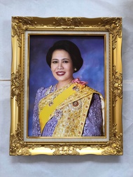 กรอบรูปหลุยส์สมเด็จพระนางเจ้าสิริกิติ์ กรอบรูปขนาด 21x26 นิ้ว ภาพมงคล เสริมฮวงจุ้ย ตกแต่งบ้าน ของขวัญ ของที่ระลึก