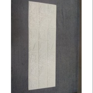 WHITE 3D Wall paper form brick decorative sticker 70cm*23cm