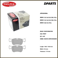 Delphi Front Brake Pad for BMW 1 ( F20,F21 ) / BMW 3 ( F30,F31 ) / BMW 4 ( F32 ) ( Made In UK )