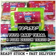 Toto Baby Blanket Mattress Selimut Baby Tilam Bayi Newborn Comforter Quilts Toto Budak Murah Ready Stock HighQuality  v1