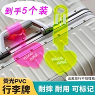 Newcomers 5 0.01 fluorescent suitcase anti-lost ca Newcomers 5pcs 0.01 fluorescent Luggage anti-lost
