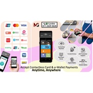 Mesin kad kredit, kad debit, QR pay - All-in-one credit card, debit card, e-wallets QR pay portable 