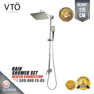 Rain Shower 509-UNO F3-05 with Set 3 in 1 Functions Head Shower
