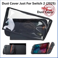 Transparent Dust Cover For Switch 2 Waterproof Dust Guard Anti Scratch Dust Proof Cover Sleeve T4b0