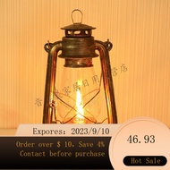 NEW Yiwei Sansheng Kerosene Lamp Old-Fashioned Old Oil Lamp Oil Barn Lantern Retro Bar Outdoor Glass Lampshade Restaur