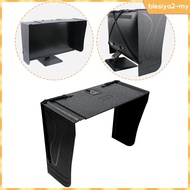 [BlesiyaedMY] Monitor Lighting Hood, Adjustable Width From 41 to 71 Cm, Compatible with 17 to 27 Inc