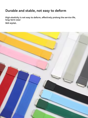 New Elastic Band Loop Strap For RM Richard Miller Men's Collection RM67 RM67-02 67-01 Series Waterpr