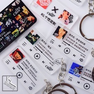 Ready Stock JAY JAY Chou Album Cover Lyrics Keychain Pendant Schoolbag Accessories Cheer Fan Merchandise Customized Gift YT1S