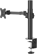 Hama Monitor Mount for 1 Monitor 13-35 Inch (Monitor Holder Height Adjustable up to 40 cm, Swivellin