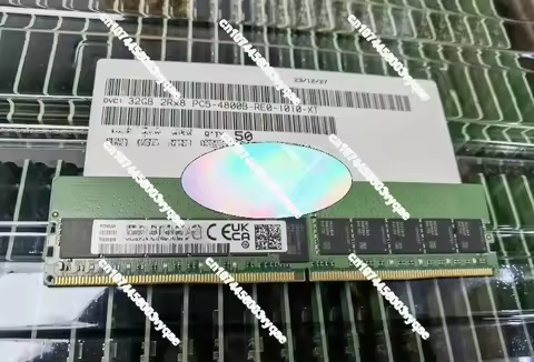 for 32GB DDR5 2Rx8 Server RAM - PC5-4800B, Data Center Pull, 4800MHz ECC Registered