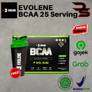 Evolene BCAA Powder 25 Serving Glutamine L Carnitine BPOM Halal MUI / Glutamin Karnitin Carnitin