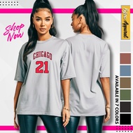 Chicago 21 Premium Cotton Tshirt Unisex S-XL Baju Unisex