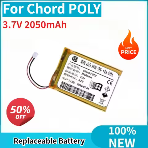 High Capacity 3.7V 2050mAh Replaceable Battery for Chord POLY Brand New